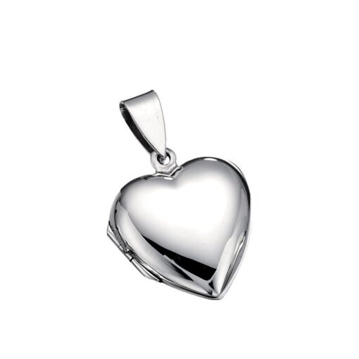 Plain Silver Heart Locket