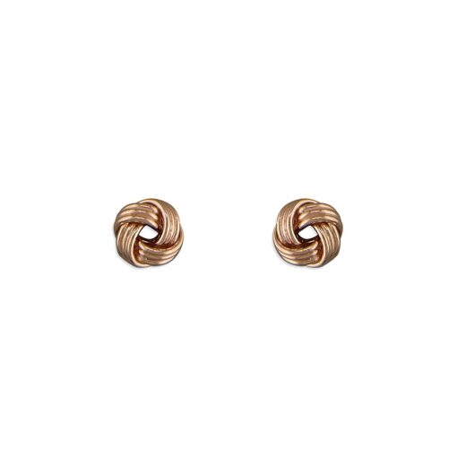Rose Knot Stud Earrings