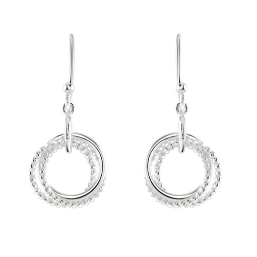 double circle earrings double circle earrings
