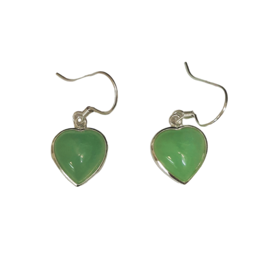 Jade Heart Earrings 1 Jade Heart Earrings 1