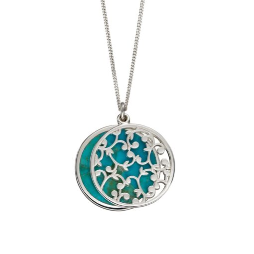 Turquoise Double Layer Pendant 1 Turquoise Double Layer Pendant 1
