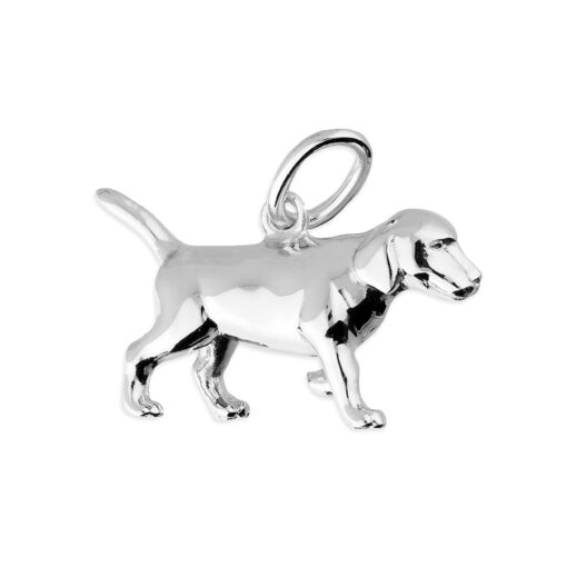 Silver Puppy Pendant