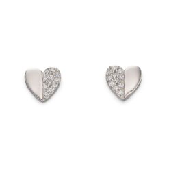 Split Heart Earrings