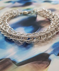 Weave link bracelet