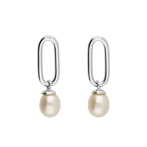 H4273S oval pearl earrings H4273S oval pearl earrings