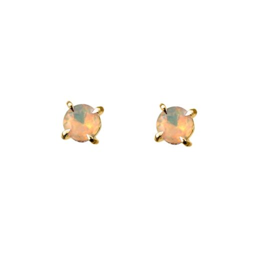 Fire Opal Stud Earrings Fire Opal Stud Earrings