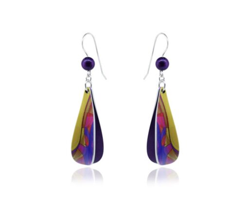 chacha purple earrings chacha purple earrings