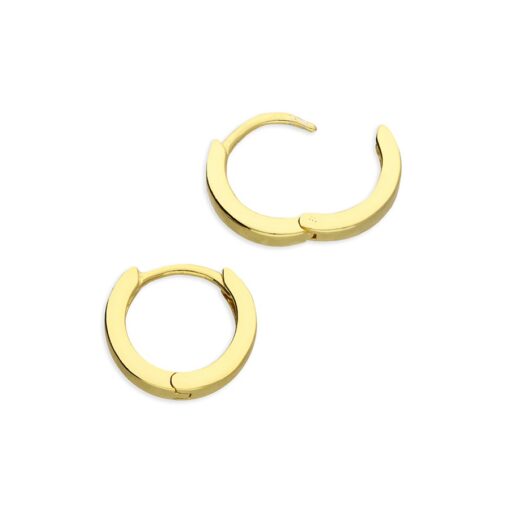 10mm Yellow GP hoop earrings 10mm Yellow GP hoop earrings