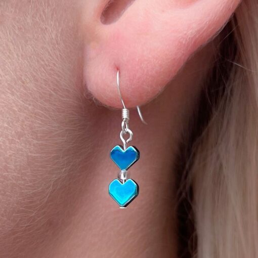 ombre hearts earrings1 ombre hearts earrings1
