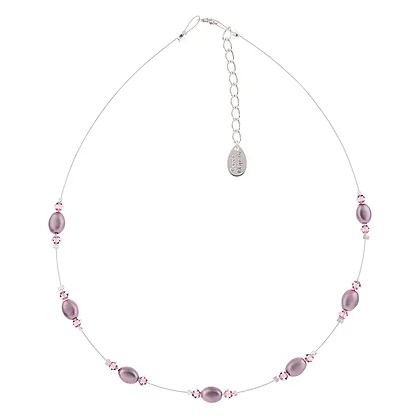 amethyst pearl and crystal necklace amethyst pearl and crystal necklace