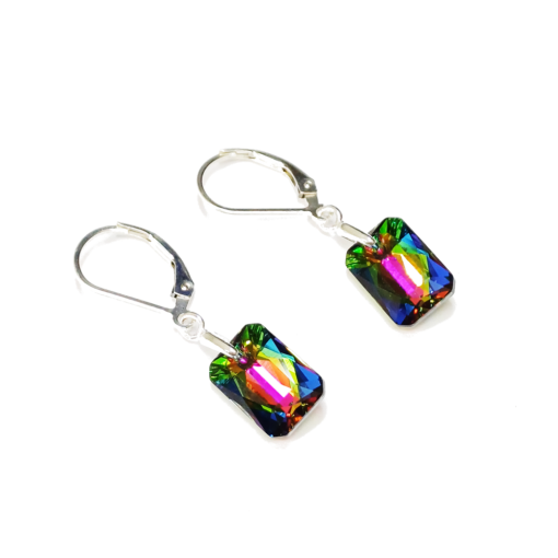 rainbow crystal rectangular earrings1 rainbow crystal rectangular earrings1