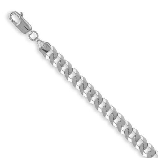 5mm Silver Curb Chain 5mm Silver Curb Chain