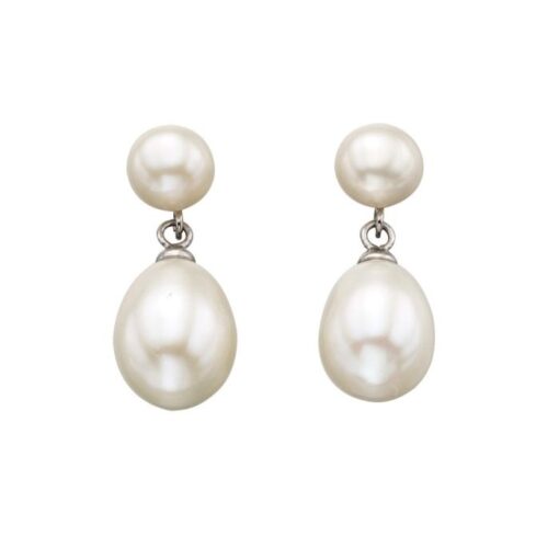 Double Drop pearl earring Double Drop pearl earring