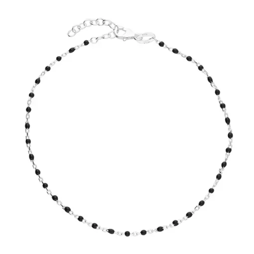 Black and Silver Anklet Black and Silver Anklet